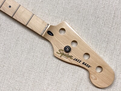 Genuine Fender Squier Jazz J BASS NECK Maple / Maple Fingerboard Electric Guitar