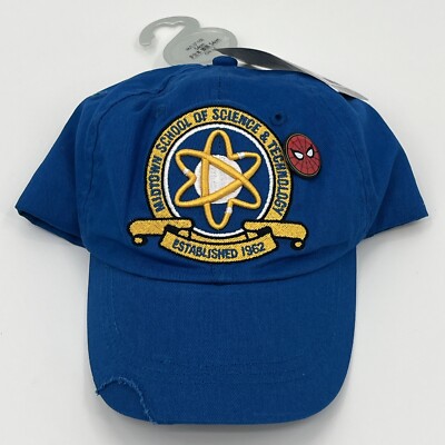 SpiderMan Marvel Disney Hat - NWT StrapBack Baseball Cap Youth Size M/L