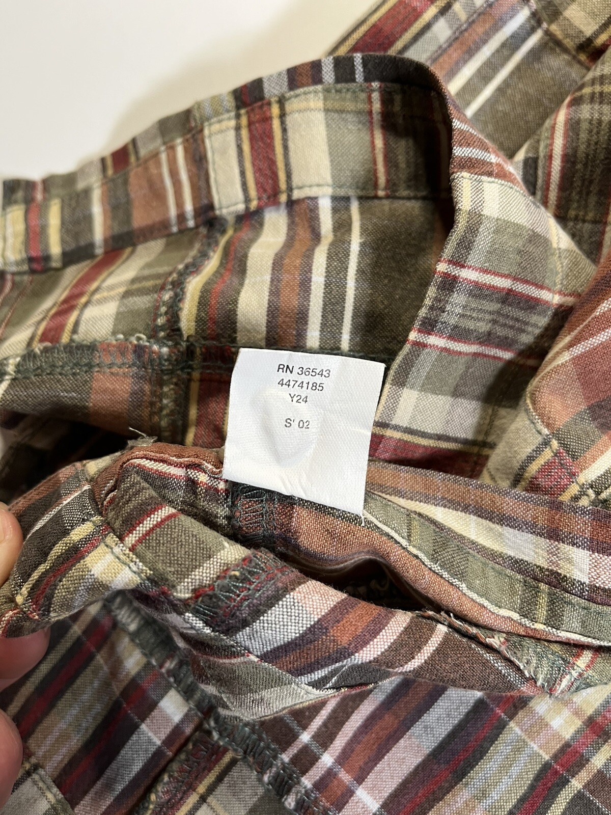 IZOD Men’s Patchwork Button Down Short sleeve Shi… - image 8