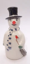 2018 Stuart Bass Pie Bird Vent/Funnel * Snowman with Broom & Robin