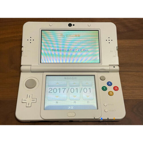 New Nintendo 3DS White Japanese ver from JAPAN w/Pen Adapter 