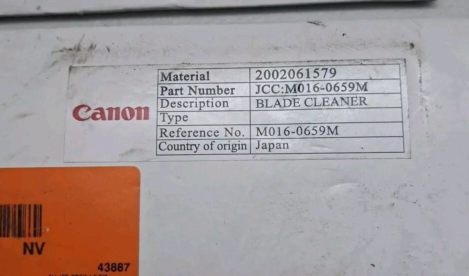 CANON M016-0659M BLADE CLEANER 2002061579 Qty 2 | eBay
