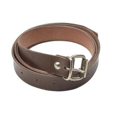 Genuine Soviet army leather belt casual uniform vintage brown belt NEW