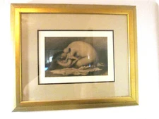 GUTMANN,NEO 19thC Van Gogh PeriodORIG SKETCH SURREAL SKULL-MODEL -RARE/SIGNED