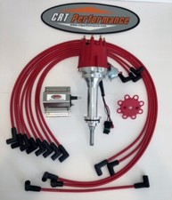 Mopar 1959-72 383 400 Red Small Cap Hei Distributor 60k Coil 8mm Plug Wires Mopar 1959-72 383 400 Red Small Cap Hei Distributor 60k Coil 8mm Plug Wires