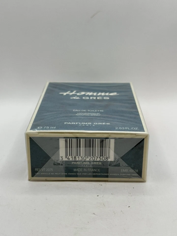 HOMME DE GRES BY GRES 75ML EDT SPRAY VINTAGE (NUEVO CON CAJA Y PRECINTADO) Foto 3 de 3