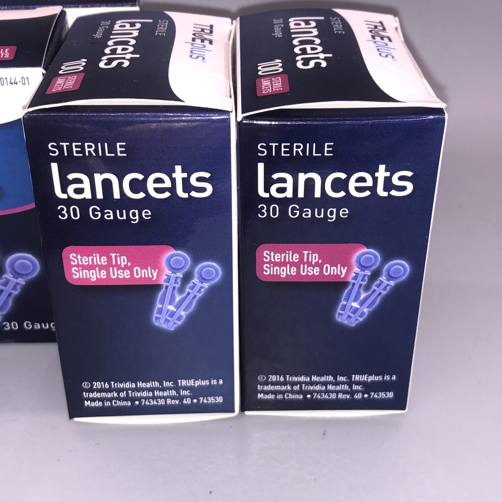 700 TRUE plus Diabetic Test Sterile Lancets 30 Gauge Fits Exp 2024