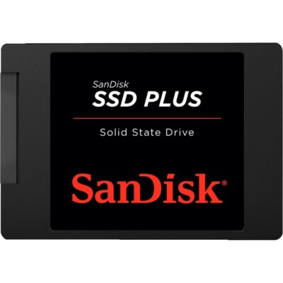 Sandisk SSD PLUS 2TB 6GB/s interne Festplatte bis 450MB/s Schreibgeschwindigkeit