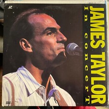 JAMES TAYLOR "IN CONCERT" 12" LASERDISC