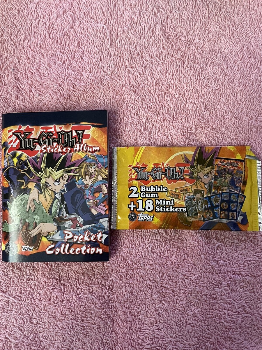 Topps Yu Gi Oh! Pocket Collection Sticker Album 1996 and stickers