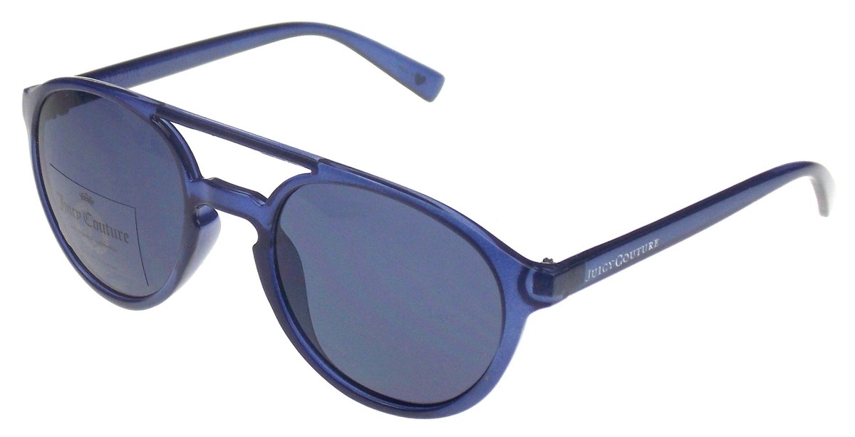 Juicy Couture Sunglasses Blue UV Protection 52-24-140 Round  display picture 3