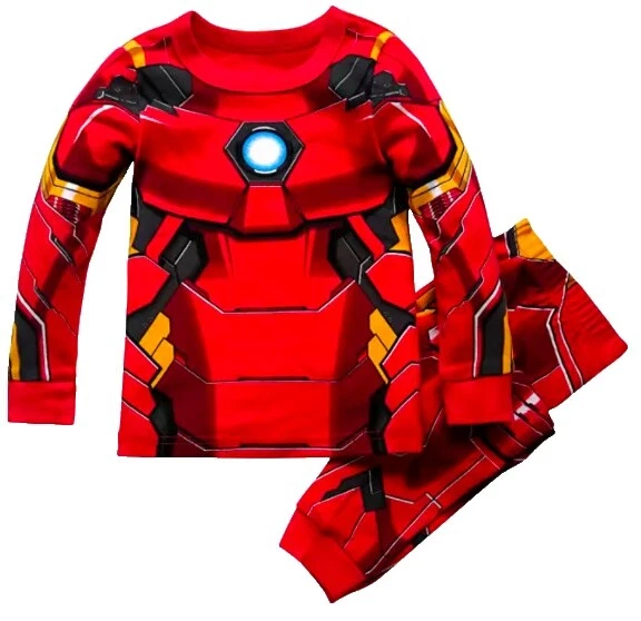 Iron Man Disney 100% Algodón Ropa de dormir para niños