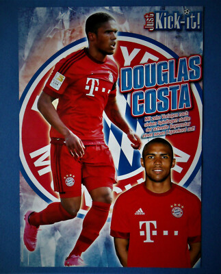 Poster DOUGLAS COSTA - FC Bayern München - Größe 40 cm x 28 cm #.