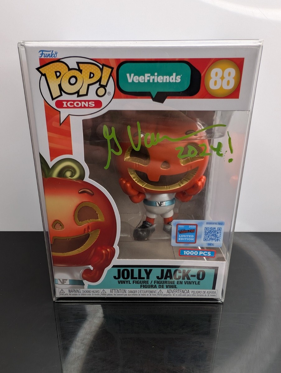 pop ファンコ Signed GREEN Jolly Jack-O Funko Pop VeeFriends NYCC 2024 POP