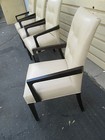 55577 SET OF 4 LEATHER? BERGERE OFFICE DINING CHAIR S   ARMCHAIR S — photo 8