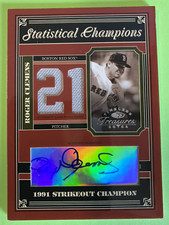 2004 Donruss Timeless Treasure Roger Clemens Auto Baseball Card /5 Red Sox 0831
