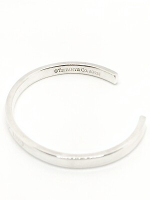 Tiffany & Co. Sterling Silver 1837 Open Bangle 6.25 Tiffany & Co. Sterling Silver 1837 Open Bangle 6.25