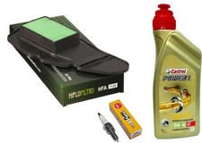 KIT TAGLIANDO HONDA PCX 125 2012/2018 CASTROL 10W40 FILTRO ARIA HIFLO CANDELA