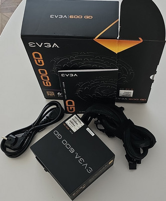 EVGA 600 GD 600W 80 PLUS Gold ATX Netzteil, 24 Pin, SATA, PCIe, Schwarz