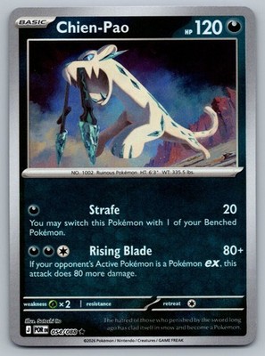 chien pao pokemon card - Chien-Pao ex 061/193 and put them into your hand Chien-Pao EX Ultra Rare (357)