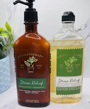 Bath  Body Works Aromatherapy Stress Relief Lotion  Wash Eucalyptus Spearmint