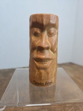 Chiki Tiki Mug Paradise Island Bahamas Ceramic Brown Souvenir 