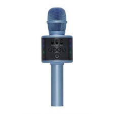 Core Innovations Wireless Karaoke Mic w/ Speakers  HD Recording   Sierra Blue