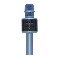 Core Innovations Wireless Karaoke Mic w/ Speakers & HD Recording – Sierra Blue