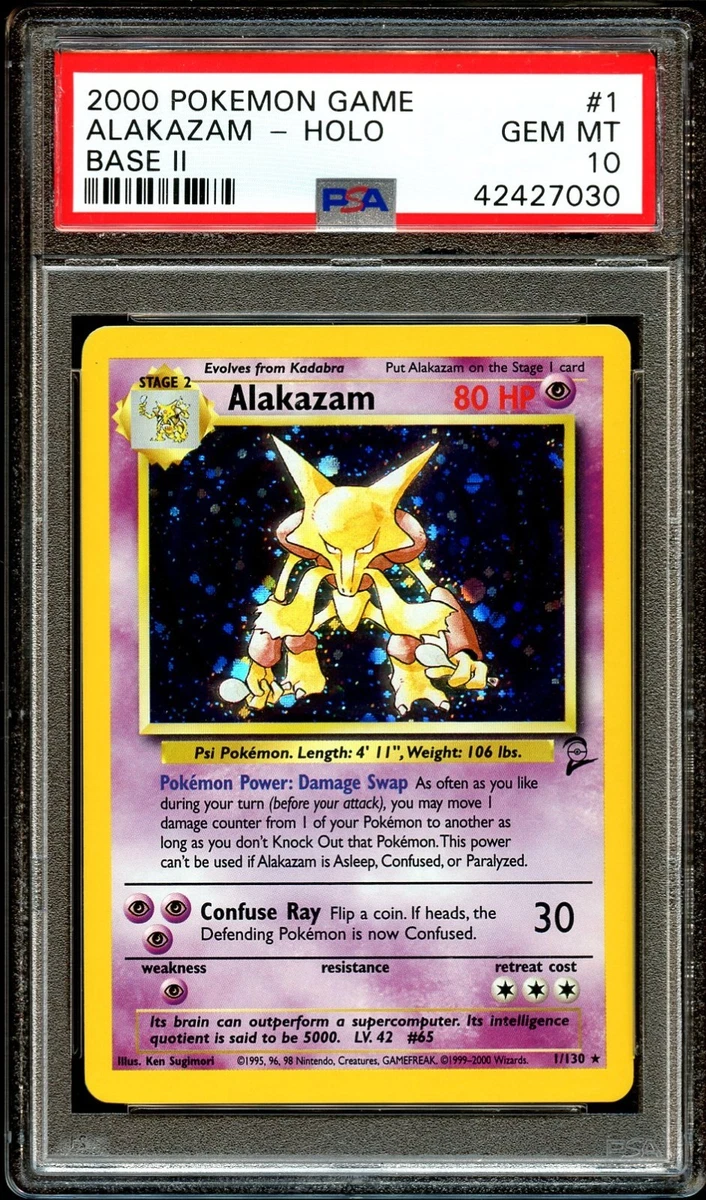 Pokmon TCG Professional Sports Authenticator (PSA) Base Set 2 Grade 10  Individual Trading Card Games for sale | eBay