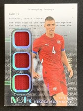 Nikola Milenkovic 2024-25 Panini Noir Screenplay Jerseys Patch /65 #SJ-NM