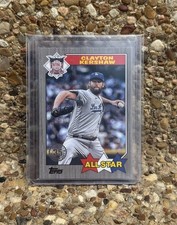 Clayton Kershaw 2022 Topps #87AS-30 Black 1987 35th Anniversary All-Stars /299