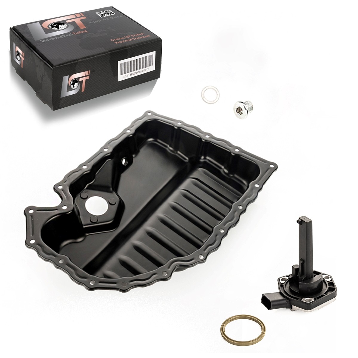 Oil Pan + Oil Level Sensor For Audi Q3 Skoda Superb VW GOLF PASSAT 1.8 2.0 TFSI