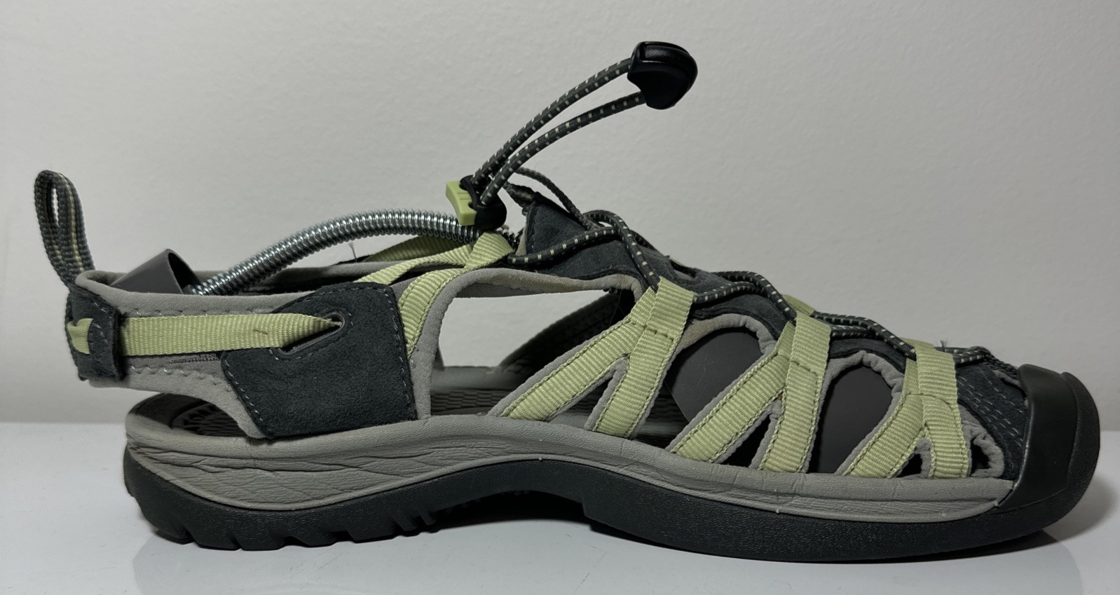 Sandali comodi KEEN donna Whisper impermeabili outdoor escursionismo trail verdi taglia 10