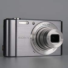 Sony Cyber-Shot DSC-W810 20.1MP Digital Camera Silver, Case - Refurbished