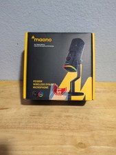Maono PD100W Wireless Dynamic Desktop Microphone USB-C Missing Mic Arm Open Box