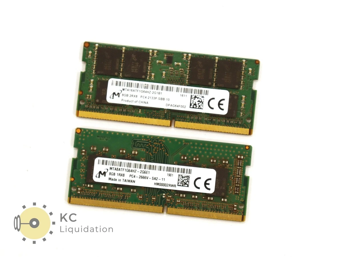 PC4-17000 (DDR4-2133) Bus Speed Computer RAM 16 GB Total Capacity