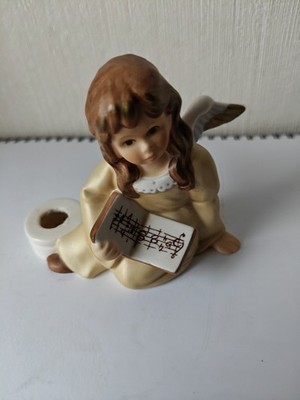 Goebel Engel Figur Kerzenhalter 8 cm hoch  Weihnacht 42 076