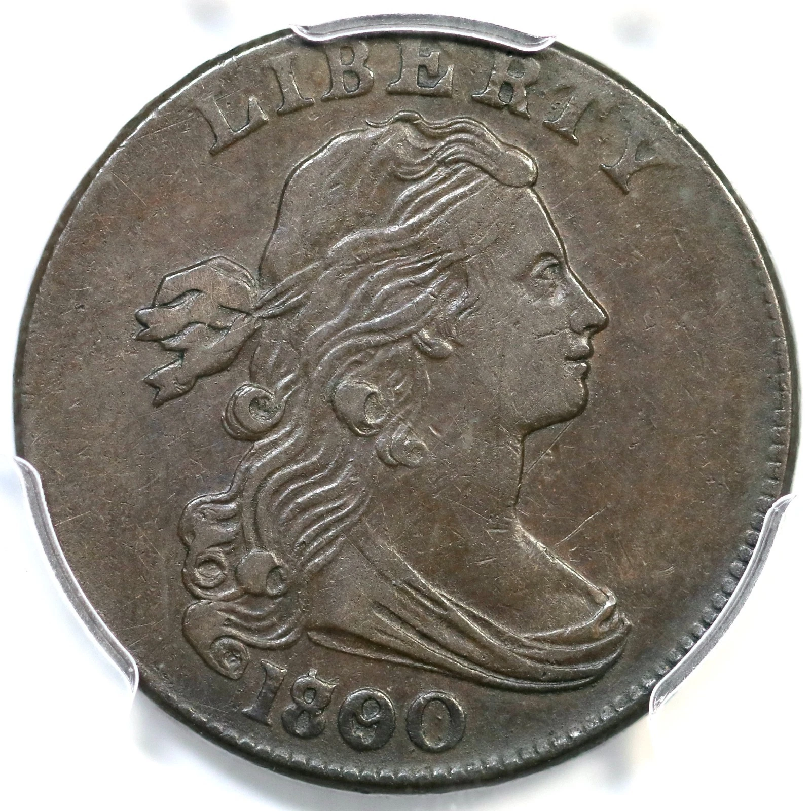 1800/79 S-192 R-3 PCGS XF 45 Draped Bust Large Cent Coin 1c