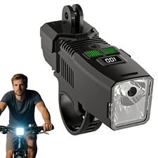 Super Bright Bicycle Front Headlight LED Bike Light USB Rechargeable Waterproof