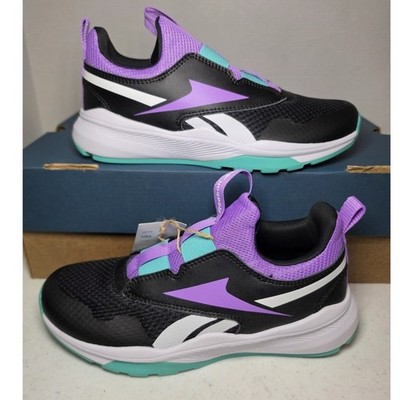 Girls Reebok XT Sprinter Slip Running Tennis Shoes Size 3.5 Kids Slip On, NWOB
