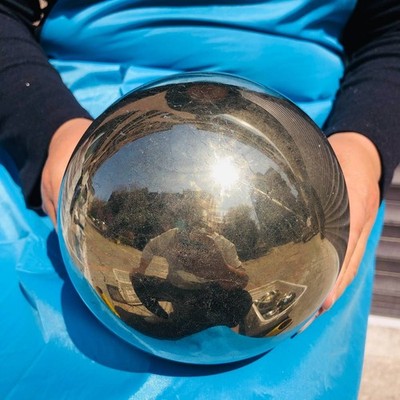 14.67LB Natural Chalcopyrite Quartz Crystal Ball Energy Ball Reiki Healing