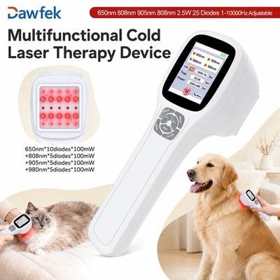 2500mW Fourwave Soft Red Laser Therapy Dog Hip Pain Joint Pain Pet Mobility Kit
