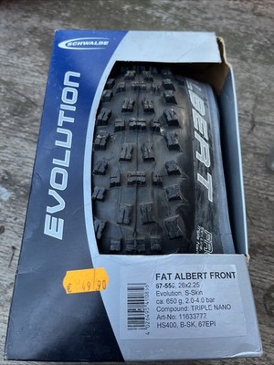 Schwalbe Fat Albert Front Reifen 26x2.25 Evolution S-Skin Compound Triple Nano