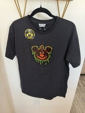 Disney Parks Halloween Mickey Mouse Voice Activated Graphic T-Shirt L New