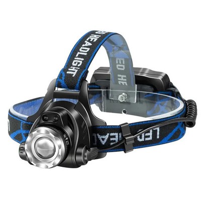 T6 L2 V6 12000LM Motion Sensor Inductive LED Headlight Headlamp Rechargeable 2x1