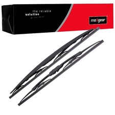 MAXGEAR 2x METALLBÜGELWISCHBLATT MIT SPOILER SET 530mm 475mm VORNE passend für A