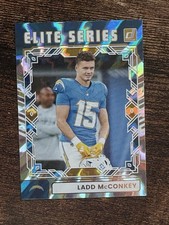 Ladd McConkey 2025 Panini Donruss Football Elite Series Insert #TES-LMC Chargers
