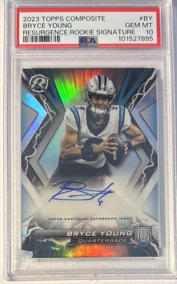 2023 Topps Composite Bryce Young Resurgence RC Auto #RRS-BY PSA 10 Rookie