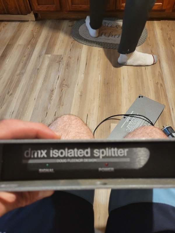 Doug Fleenor Design Model 125 DMX512 Isolated Splitter 4-Way Lighting Opto USA