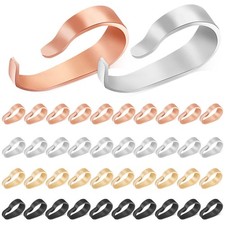 40 Pcs Jewelry Supplies Necklace Pinch Bail Connector Bails for Pendants Parts